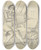 Triptych art skateboard deck of Karl Wiener In Memoriam Minnerl Schller by Karl Wiener (1901-1949)