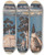 Triptych art skateboard deck of Stewart Wheeler Bonnet Box_2 by Stewart Wheeler
