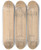 Triptych art skateboard deck of Jzef Simmler Fragment Of The Interior Of St Marks Church In Venice by Jozef Simmler (1823-1868)