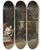 Triptych art skateboard deck of Mariano Fortuny Marsal The Print Collector by Mariano Fortuny Marsal (1838-1874)