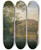 Triptych art skateboard deck of Joseph Rebell Ansicht Von Pggstall by Joseph Rebell (1787-1828)
