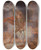 Triptych art skateboard deck of Robert Smirke The Seven Ages Of Man The Soldier As You Like It Ii Vii by Robert Smirke (1752-1845)