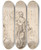 Triptych art skateboard deck of Pietro Novelli Sheet With Figure Studies by Pietro Novelli (1603-1647)