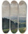 Triptych art skateboard deck of Franz Ignaz Peter Gruber Stilles Tal by Franz Ignaz Peter Gruber (1878-1945)