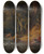 Triptych art skateboard deck of William Hodges Jacques And The Wounded Stag As You Like It Act Ii Scene I by William Hodges (1744-1797)