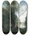 Triptych art skateboard deck of Jeanbaptistecamille Corot Solitude Recollection Of Vigen Limousin by Jean-Baptiste-Camille Corot (1796-1875)