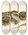 Triptych art skateboard deck of Sir Andrew Smith Coluber Canus Var A by Sir Andrew Smith (1797-1872)