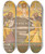 Triptych art skateboard deck of Frank Arthur Nankivell The Sunday Journal Of March 28 No 3 by Frank Arthur Nankivell (1869-1959)