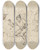 Triptych art skateboard deck of Adolph Tidemand Figurstudier_3 by Adolph Tidemand (1814-1876)