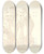 Triptych art skateboard deck of Christian Gottlieb Kratzensteinstub Faraos Datter Finder Moses by Christian Gottlieb Kratzenstein Stub 2 (1783-1816)