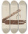 Triptych art skateboard deck of Albert Rudin Hasp From Door Of Kennedy Farm by Albert Rudin