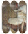 Triptych art skateboard deck of Edvard Munch The Day After_2 by Edvard Munch (1863-1944)