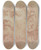 Triptych art skateboard deck of Nicolas Guibal Kopf Eines Nach Links Gewendeten Flugottes Mit Einem Schilfkranz by Nicolas Guibal (1725-1784)