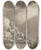 Triptych art skateboard deck of Ferdinand Fellner Der Hl Hubertus In Der Waldeinsamkeit by Ferdinand Fellner (1799-1859)