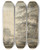 Triptych art skateboard deck of Paul Sandby Travellers Halted In A Wooded Landscape by Paul Sandby (1731-1809)