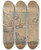 Triptych art skateboard deck of Thomas Rowlandson Tavern Scene by Thomas Rowlandson (1756-1827)