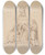Triptych art skateboard deck of Richard Corbould Design For A Monument For The North British Insurance Company by Richard Corbould (1757-1831)