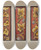 Triptych art skateboard deck of James Mclellan Painted Glass_1 by James Mclellan