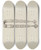Triptych art skateboard deck of Kalamian Walton Silver Sugar Tongs_4 by Kalamian Walton