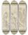 Triptych art skateboard deck of Raymond Lafage Ein Bischof Wird Von Soldaten Am Altar Angegriffen by Raymond Lafage (1656-1682)