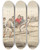 Triptych art skateboard deck of Henry Thomas Alken Qualified Horses And Unqualified Riders Returning Home In Triumph He Disdaind A Slothful Easey Life So Took To Hunting by Henry Thomas Alken (1785-1851)