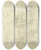 Triptych art skateboard deck of Augustus Charles Pugin Study For Guild Hall From Microcosm Of London by Augustus Charles Pugin (1762-1832)