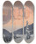 Triptych art skateboard deck of Toni Haller Der Rosengarten Von Sankt Cyprian by Toni Haller (1907-1944)