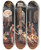 Triptych art skateboard deck of Pieter Aertsen The Healing Of The Paralyticpool Of Bethesda by Pieter Aertsen (1508-1575)