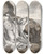 Triptych art skateboard deck of Christoffer Wilhelm Eckersberg Andromeda Chained Up To A Rock by Christoffer Wilhelm Eckersberg (1783-1853)