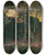 Triptych art skateboard deck of Carl Schuch Waldinneres Bei Saut Du Doubs by Carl Schuch (1846-1903)