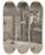 Triptych art skateboard deck of William Hogarth Plate 4 The Industrious Prentice A Favourite And Entrusted By His Master by William Hogarth (1697-1764)