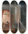 Triptych art skateboard deck of Jeanbaptisteandr Gautier Dagoty Le Contrat De Mariage Ou Lattente Nerveuse by Jean-Baptiste-Andr Gautier d'Agoty (1740-1786)