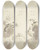Triptych art skateboard deck of Jacob De Wit Bacchus Ceres Und Flora Mit Gefolge In Wolken Schwebend by Jacob de Wit (1695-1754)