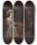 Triptych art skateboard deck of Michael Sweerts Anthonij De Bordes And His Valet by Michael Sweerts (1618-1664)
