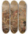 Triptych art skateboard deck of Peter Paul Rubens Meeting Of King Ferdinand Of Hungary And The Cardinalinfante Ferdinand Of Spain At Nrdlingen by Peter Paul Rubens (1577-1640)