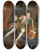 Triptych art skateboard deck of William Hogarth David Garrick As Richard Iii by William Hogarth (1697-1764)