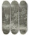 Triptych art skateboard deck of Eduard Wilhelm Pose Wildbach In Tirol Mit Einer Brcke by Eduard Wilhelm Pose (1812-1878)