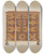 Triptych art skateboard deck of Lorenz Rothkranz Chest Of Drawers_1 by Lorenz Rothkranz