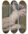 Triptych art skateboard deck of Lucolivier Merson Study For The Figure Ofspring At Lopra Comique Paris by Luc-Olivier Merson (1846-1920)