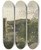 Triptych art skateboard deck of Friedrich Salath Ruins Of A Fortified Tower Among Wooded Hills_2 by Friedrich Salathe (1793-1860)
