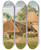 Triptych art skateboard deck of Johan Thomas Lundbye Teglvrk Ved Asns by Johan Thomas Lundbye (1818-1848)
