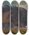 Triptych art skateboard deck of Tadeusz Makowski View Of A Village Against The Background Of A Mountain by Tadeusz Makowski (1882-1932)