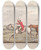 Triptych art skateboard deck of Henry Thomas Alken Foxhunting Some Do And Some Dont It Is All A Notion Getting Dead Beat by Henry Thomas Alken (1785-1851)