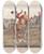 Triptych art skateboard deck of Henry Thomas Alken Foxhunting Some Do And Some Dont It Is All A Notion Getting A Fall by Henry Thomas Alken (1785-1851)