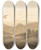 Triptych art skateboard deck of Hugh William Williams Landscape North Wales by Hugh William Williams (1773-1829)