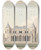 Triptych art skateboard deck of James Wyatt Design For Little Frogmore Elevation by James Wyatt (1746-1813)