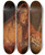 Triptych art skateboard deck of Matthias Stom Saint Jerome by Matthias Stom (1600-1650)