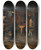 Triptych art skateboard deck of Franz Von Defregger An Alpine Hut Interior by Franz Von Defregger (1835-1921)