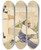 Triptych art skateboard deck of Georges Goursat Sem To Chichi by Georges Goursat (Sem) (1863-1934)