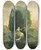 Triptych art skateboard deck of Robert Loftin Newman The Skylark by Robert Loftin Newman (1827-1912)
